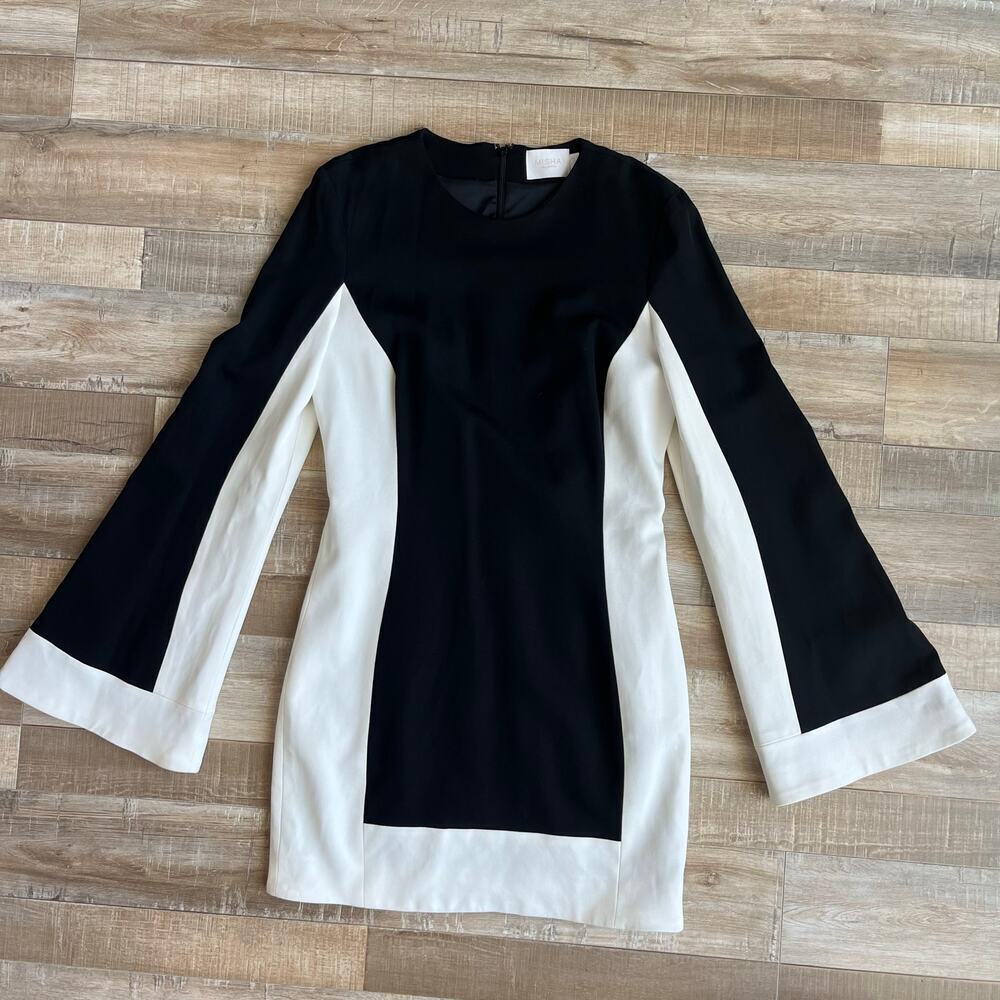 Misha Colorblock Longsleeve Dress Size 8